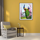 5D Diamond Painting Branch Peacock Full Round Rhinestone DIY Home Decorations