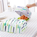 Kitchen Insulation Aluminum Foil Food Cover Folded Anti Mosquito Cover (S)