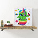 DIY Diamond Painting Full Round Crystal Drill Animal Decor for Kids (DX045)