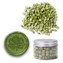 200pcs Octagonal Wax Seal Beads Retro Stamp Tablet for Envelope (Mustard) Newly