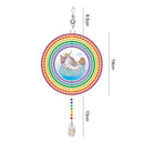 DIY Diamond Painting Double-sided Hanging Rotatable Wind Chime (GSP209)