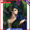 40x50cm Frameless Peacock Woman DIY Oil Paint By Numbers Picture Home Decor