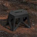 Outdoor Portable Folding Stool Camping Stools for Adults Children (Black) Newly