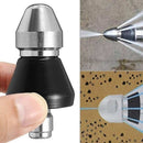 1/4 inch Quick High Pressure Washer Sewer Drain Pipe Dredging Cleaning Nozzle