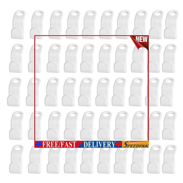Clothes Hanger Connector Hooks Outfit Hanger Extender Clips Hooks (50pcs) #F