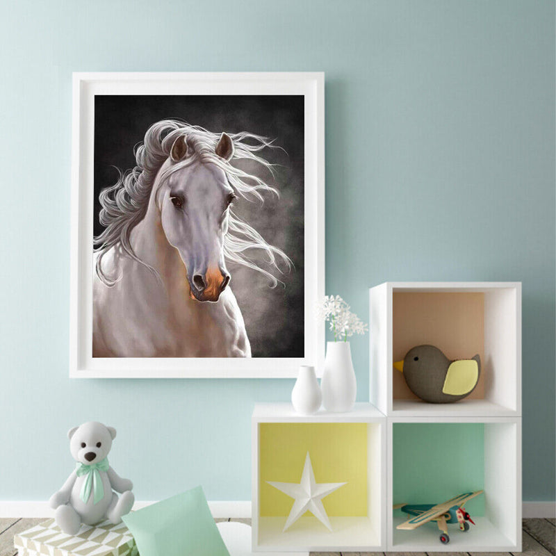 Fine Horse Oil Paint By Number DIY Acrylic Painting Home Decoration Wall Arts