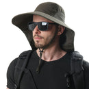 Men Women Fishing Sun Hat UV Protection with Neck Cover Outdoor Sunshade Cap