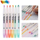 Tools Double Head Key Points Markers Eye Care Color Pen Highlighter Pen Set