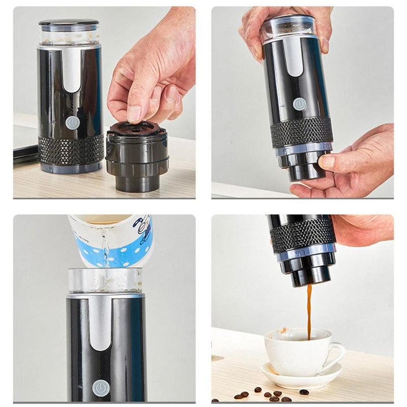 Portable Handheld Coffee Maker Espresso Capsule Coffee Machine #