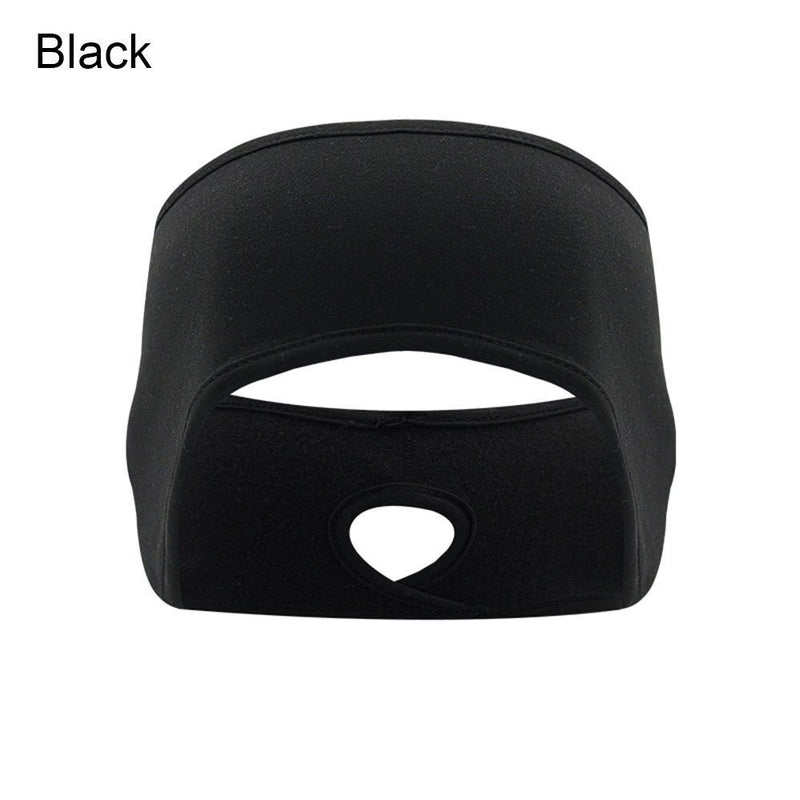 Women Girls Ear Warmer Running Headband Winter Sweatband Ponytail Headband