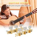 2x Guitar String Tuning Pegs with Screws Head Knobs Guitar Machine Tuner Newly