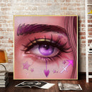 5D DIY Diamond Painting Kits Bright Eye Makeup Full Round Drill Wall Decor Ar