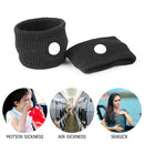Nausea Wristbands, Motion Sickness Bands, Nausea Relief Bracelet (Black) Newly