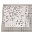 DIY Flower Coffee Stencils Cake Baking Template Scrapbooking Painting Decor
