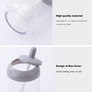 Plastic Spice Salt Pepper Seasoning Bottle Condiment Jar Kitchen Tools w/Spoon