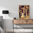 Jesus Birth Drawing Frameless DIY Oil Paint by Numbers Canvas Home Decor