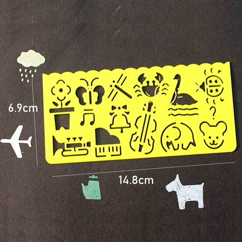 Draw Pictures Geometric Ruler Animal Drafting Tools Stationery For Students