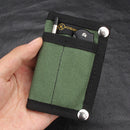 #A Outdoor Molle Wallet Canvas Pouch for Key Phone Card Portable Storage Case