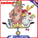 Partial Cross Stitch Animals Friends 14CT DIY Printed Needlework Home Decoration