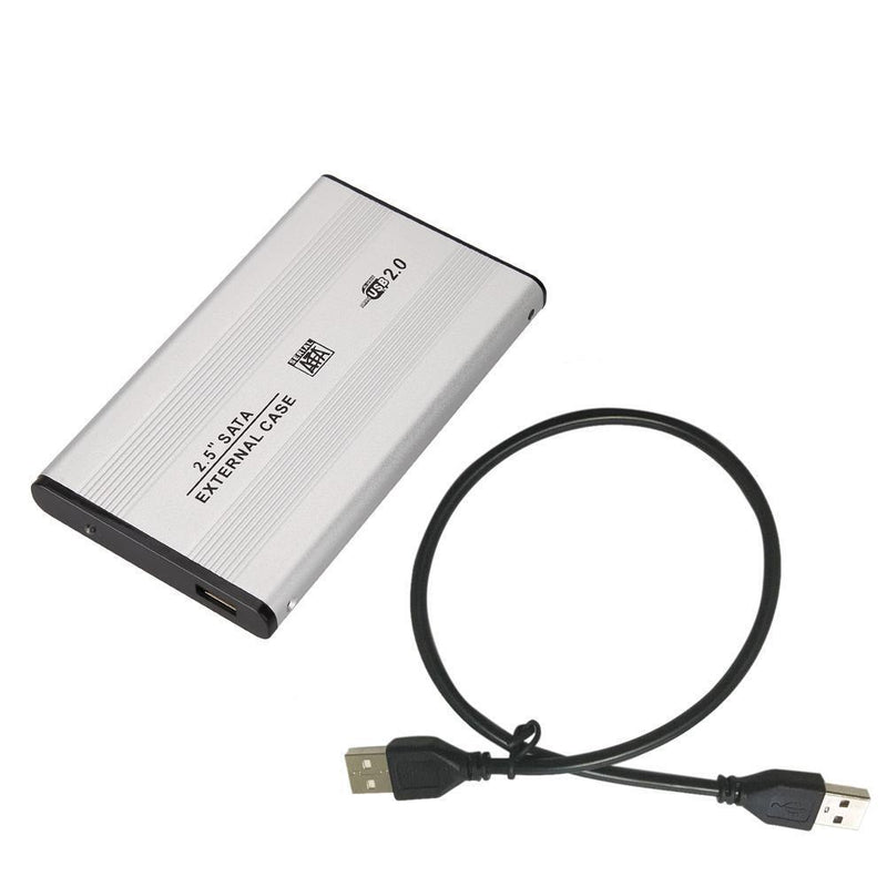 Externe USB 2.0 Festplatte SATA 2.5" Zoll HDD Adapter CASE Gehäuse Box für