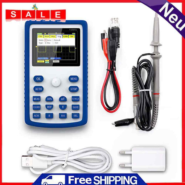 Electronic Test Digital Oscilloscope 500M Sampling Rate 110MHz Bandwidth Tools