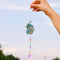 2pcs Crystal Wind Chimes Diamond Hanging Light Catcher Home Decor (ZH017)