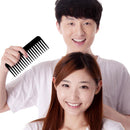 Smooth Comb Portable Wide Tooth Hairdressing Comb Pro Flat Comb (Black) Newly