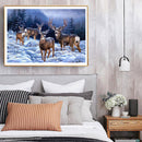 DIY Acrylic Oil Painting Canvas Deer Handpainted Acrylic Painting By Numbers Kit