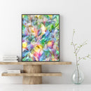 Colorful Leaves Oil Paint By Numbers Kits Canvas Picture Wall DIY Craft Color