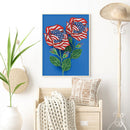 5D DIY Part Special Drill Diamond Painting Flag Flower Home Wall Art Craft Gift