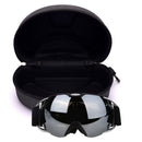 Ski goggles case, sunglasses, a scratch-resistant Snowboard from hard box trä