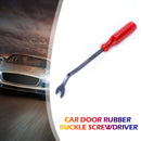 Car Door Panel Trim Clip Remover Plastic Fastener Upholstery Pry Tool Red 6 inch