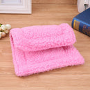 Plush Pet Hamster Cushion Mat Squirrel Warm Blanket Guinea Pig Bed(Pink) Newly