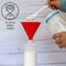 4PCS Plastic Red Different Size Funnel Set Kitchen Oil Garden Clean Fuel to D6I9