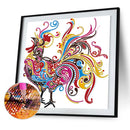 5D Diamond Painting Kit Chicken Partial Special Shape Drill Rhinestone DIY Wall