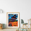 5D Diamond Painting DIY Halloween night Full Drill Round