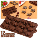 Candy Handmade Dinosaurs Mould Cake Making Ice Tray Silicone Chocolate Mold