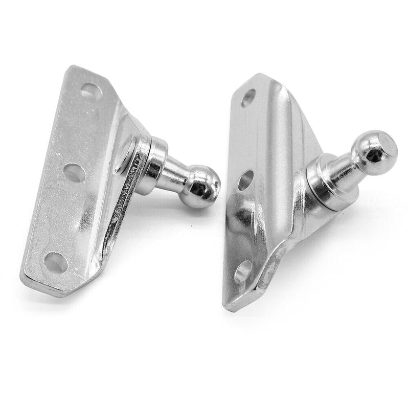 2pcs 10mm Steel Ball Stud Brackets for Gas Prop Strut Spring RV Camper Home Shop