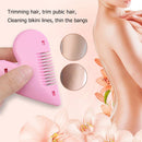 Heart Shape Thinning Hair Cutting Comb Pubic Hair Brushes Trimming Tools