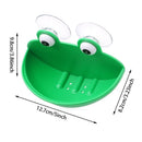 Shelf Bathroom Frog Soap Holder Drain Rack Cartoon Sucker Soap Dish Storage Box