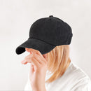 Spring Summer Women Hat Baseball Curved Brim Cap Cotton Ponytail Cap Sunhat
