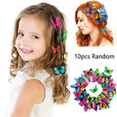 10X Butterfly Mixed Hair Clips Bridal Hair Accessories Wedding Headdress Z E6B4
