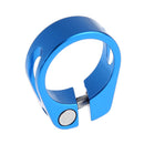 31.8mm Aluminum Alloy MTB Bike Bicycle Cycling Saddle Seat Post Clamp Blue