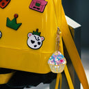 4pcs/set DIY Diamond Painting Keychain Full Drill Rhinestone Cake Shape Pendant