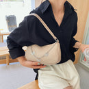 Fashion Women Butterfly Chain PU Underarm Bag Casual Small Handbags (Khaki)