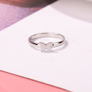 Adjustable Butterfly Couple Ring Lovers Wedding Open Rings Men Women Jewelry