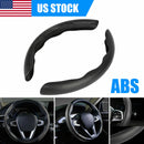 Car Steering Wheel Booster Non-Slip Cover Black Carbon Fiber Auto Accessories