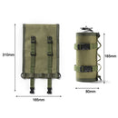 Gas Tank Protective Case Fuel Cylinder Outdoor Camping Gas Storage (Green) Newly