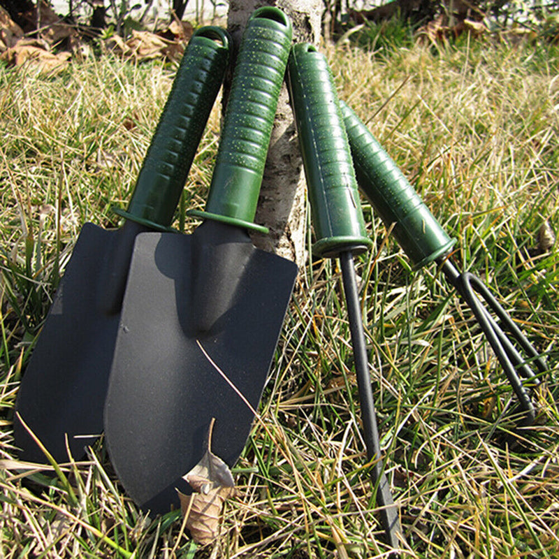 4pcs/set Mini Shovel Rake Spade Set Plants Bonsai Tools Garden DIY Hand Too