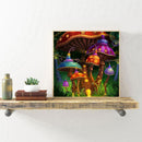 Mushroom House 5D DIY Diamond Painting Kits Full Square Drill Wall Decor Gifts